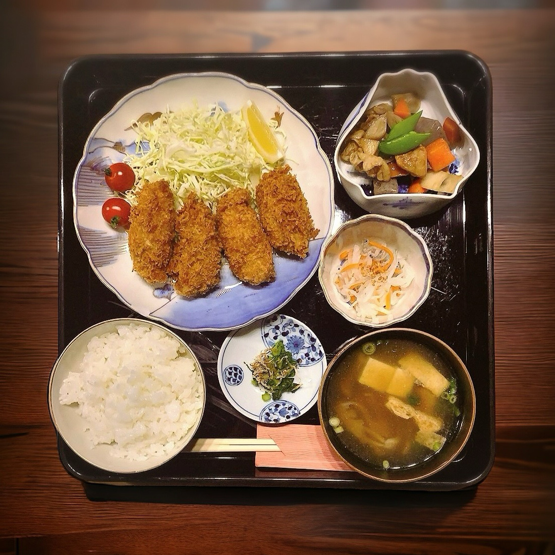 カキフライ定食