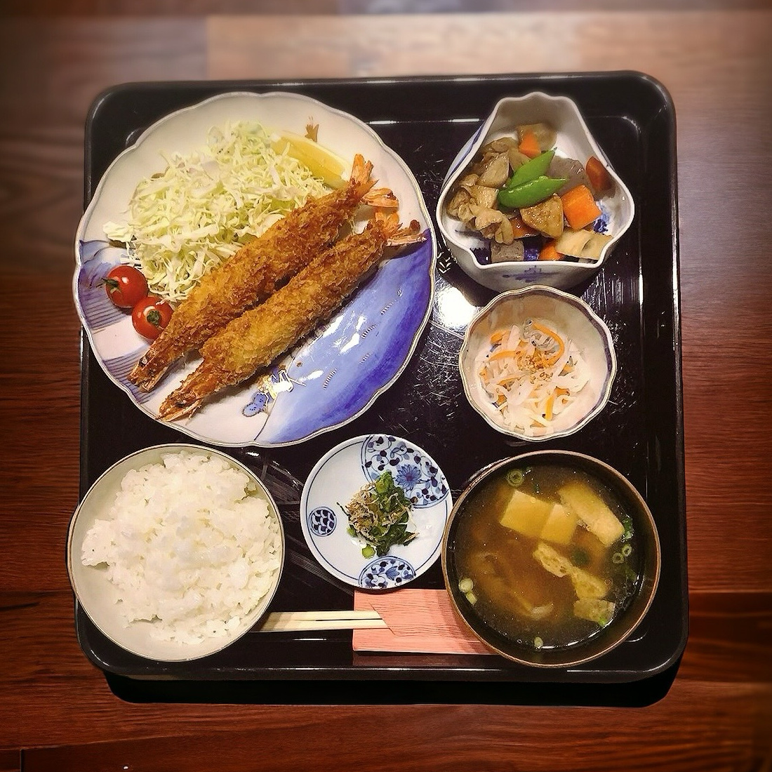 エビフライ定食