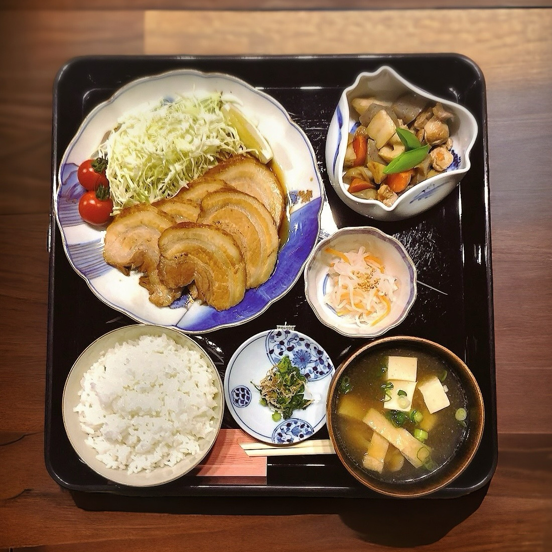 チャーシュー定食